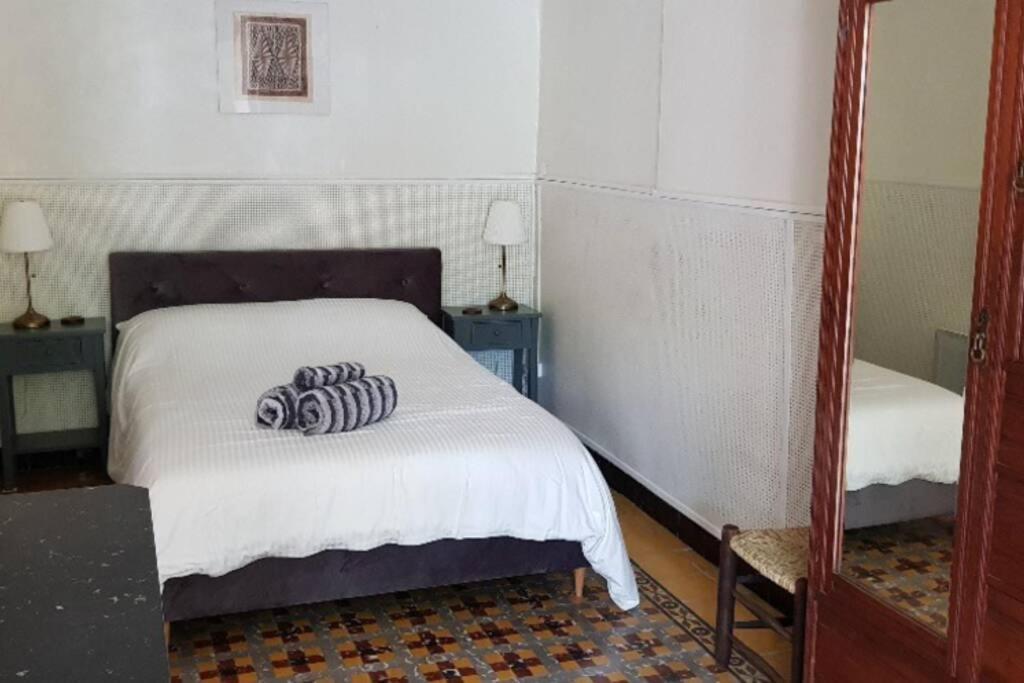 St Jean Du Gard : Spacious Apartment With Use Of Pool แซ็ง-ฌอง-ดู-การ์ ภายนอก รูปภาพ